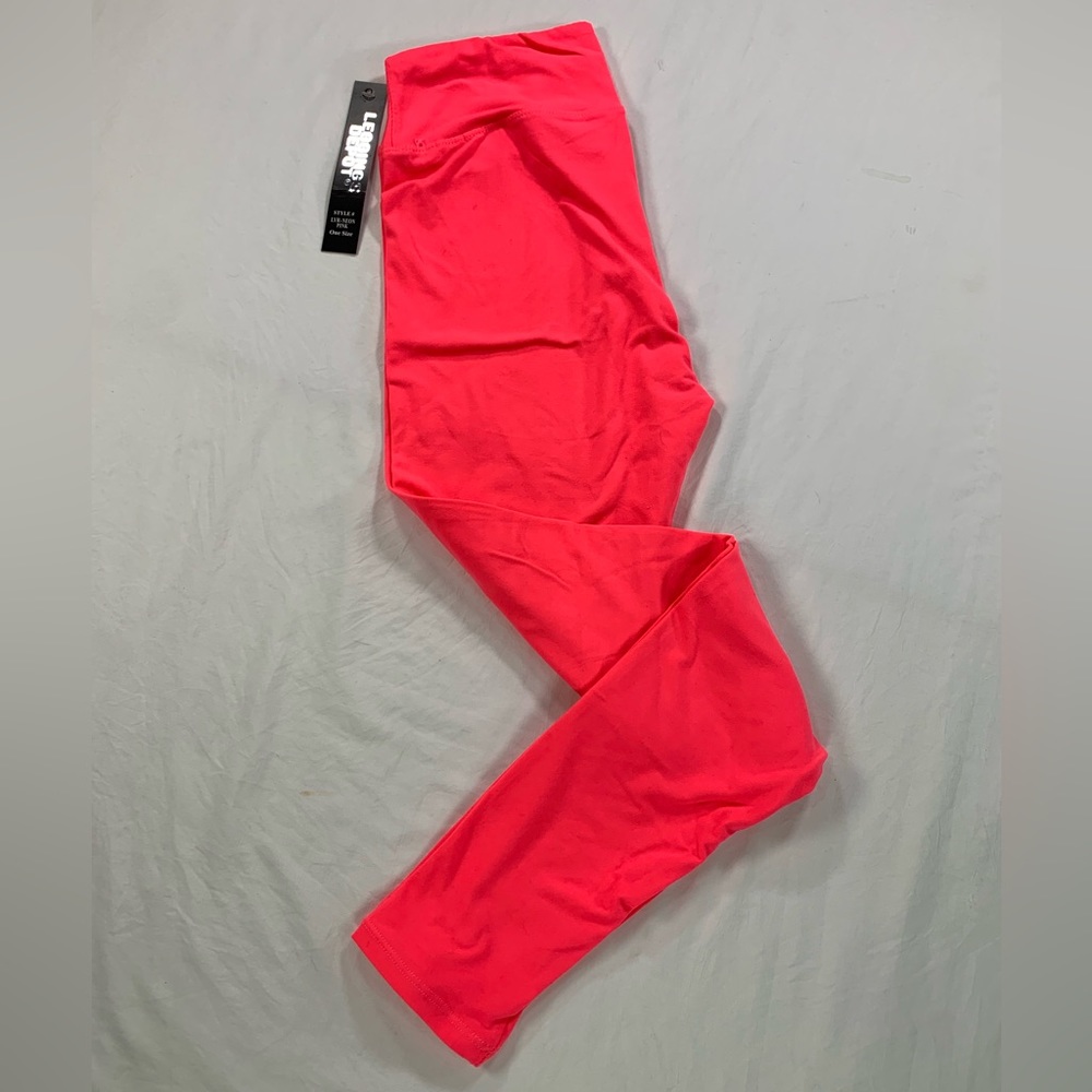 Leggings Depot Neon Pink‎ Ankle Leggings